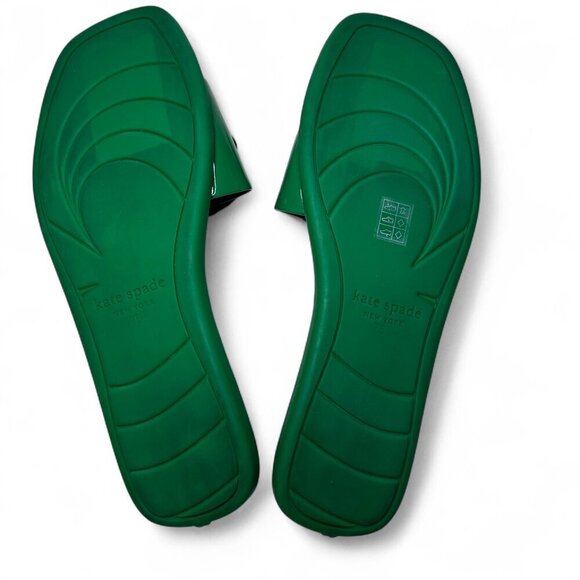 KATE SPADE Santana Slide Sandal, Green Bean, Size 7, NWOB - Picture 10 of 13